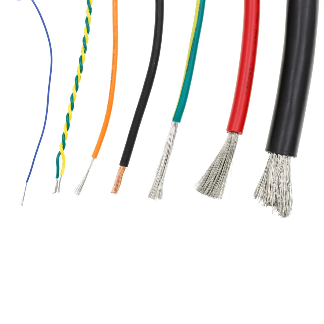 PVC/Sr-PVC/XLPE/PFA High Temperature UL Cable Electric Hook up Wire for Building