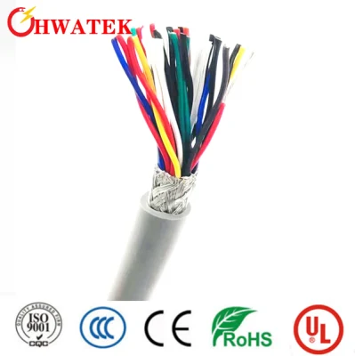 Cl2 o UL2464 VW-1 Sr-PVC ignifugo isolato 12p×22AWG+1c×22AWG Cavo elettrico a media tensione